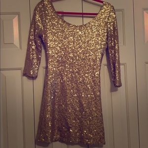 Sequined mini dress never worn